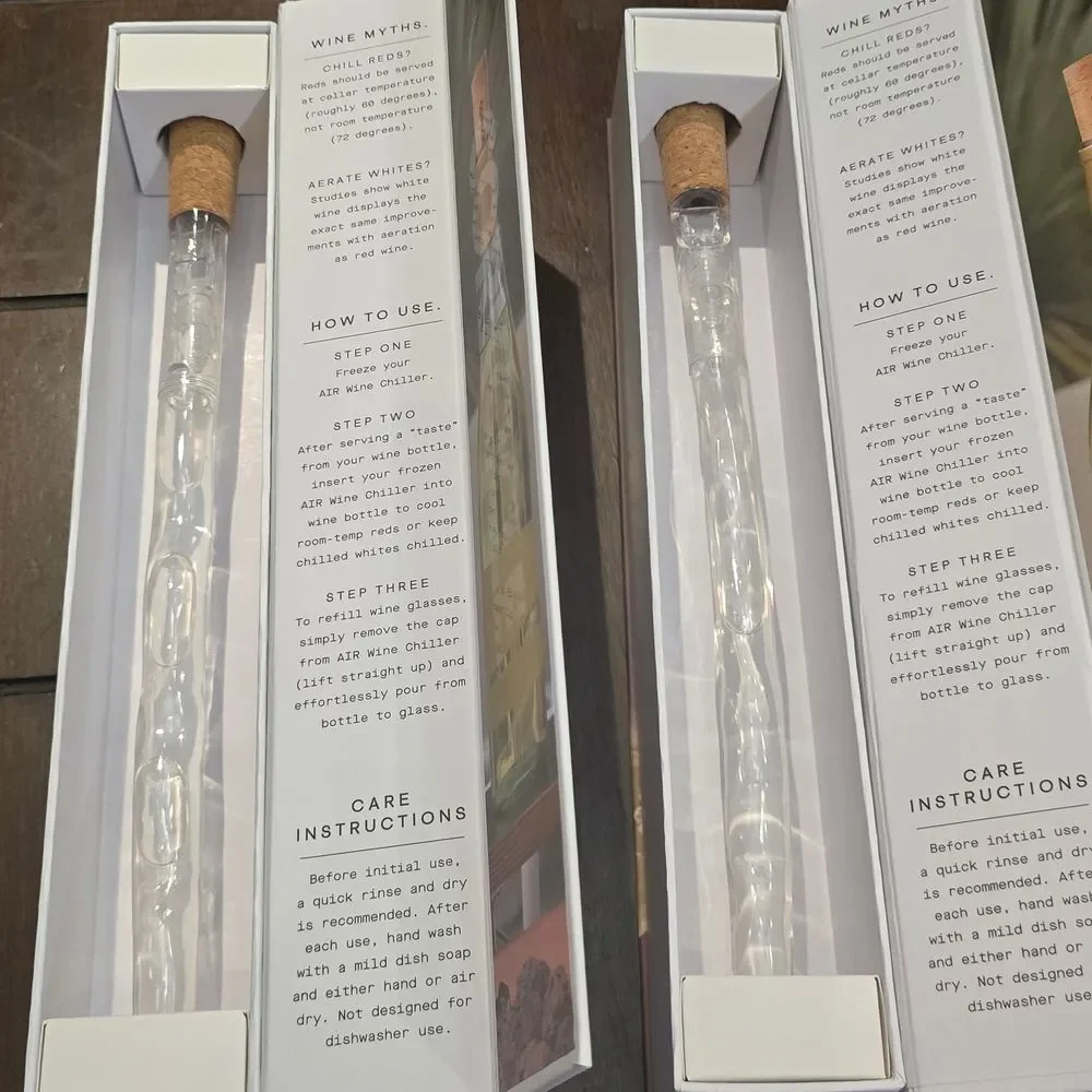 2 Brand new Corkcicle Wine Chiller and Aerator